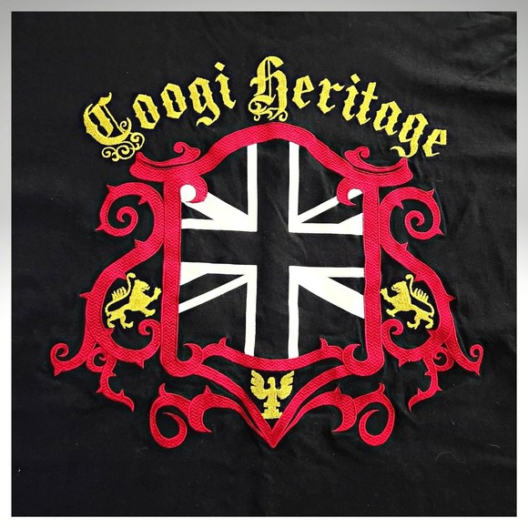COOGI Heritage T-Shirt Mens XL Black Embroidery Graphic Short Sleeve Crew Neck - Picture 1 of 8